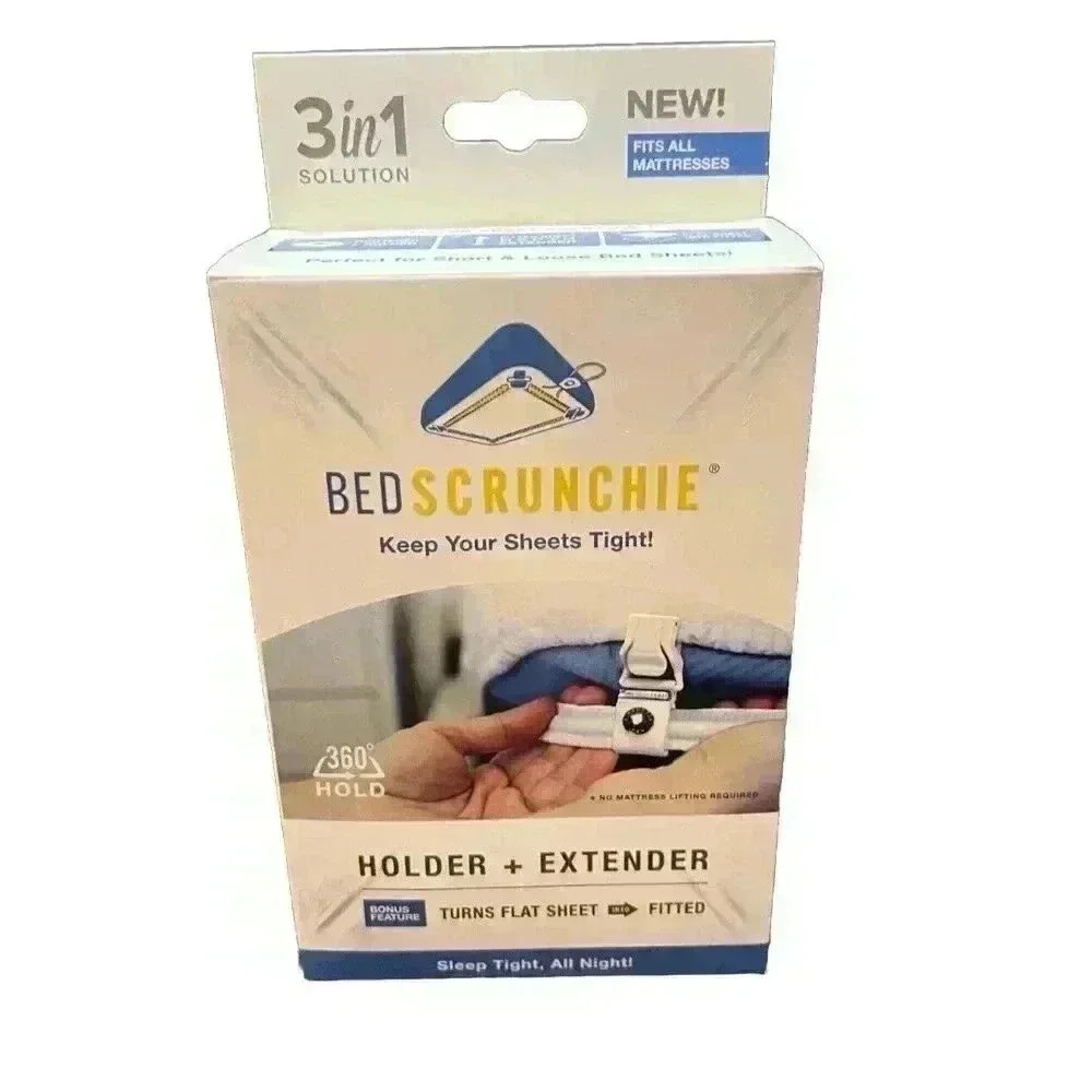 Bed Scrunchie Sheet Holder Straps Extender Heavy Duty Gripper Clips Cord New‎